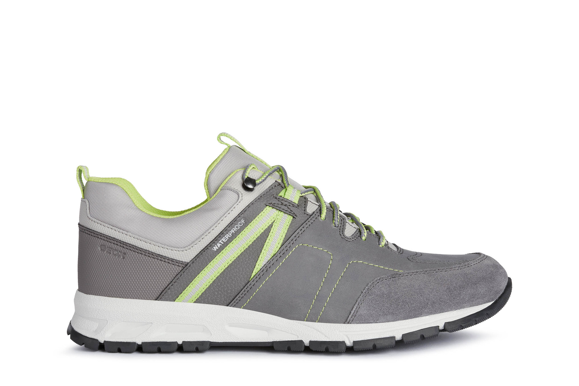 GEOX Delray B - Grey / Light grey Leather/Synthetic