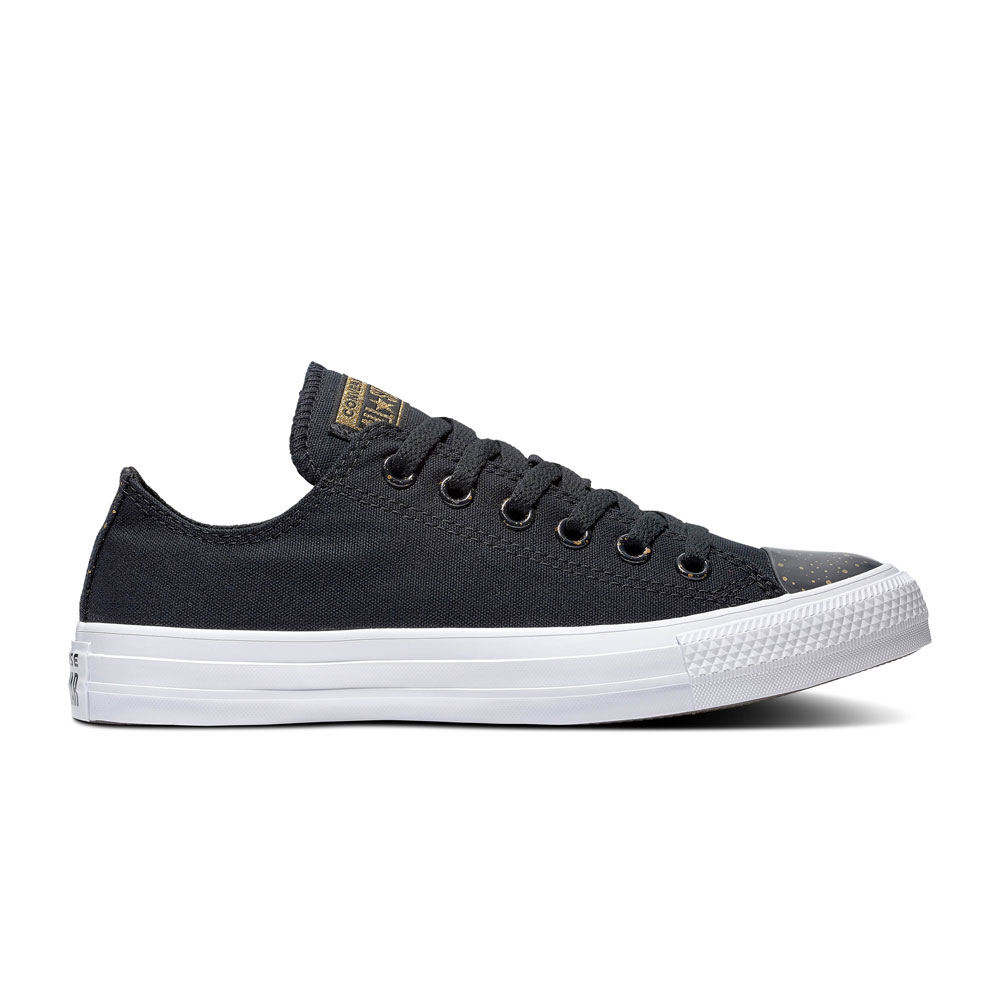 Chuck Taylor All Star - Ox - Black / White / Gold Canvas