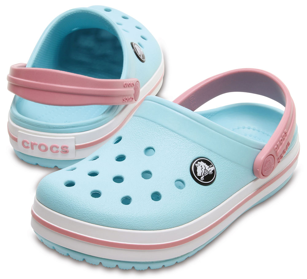 crocs Crocband Clog Kids Ice Blau / Weiß Croslite