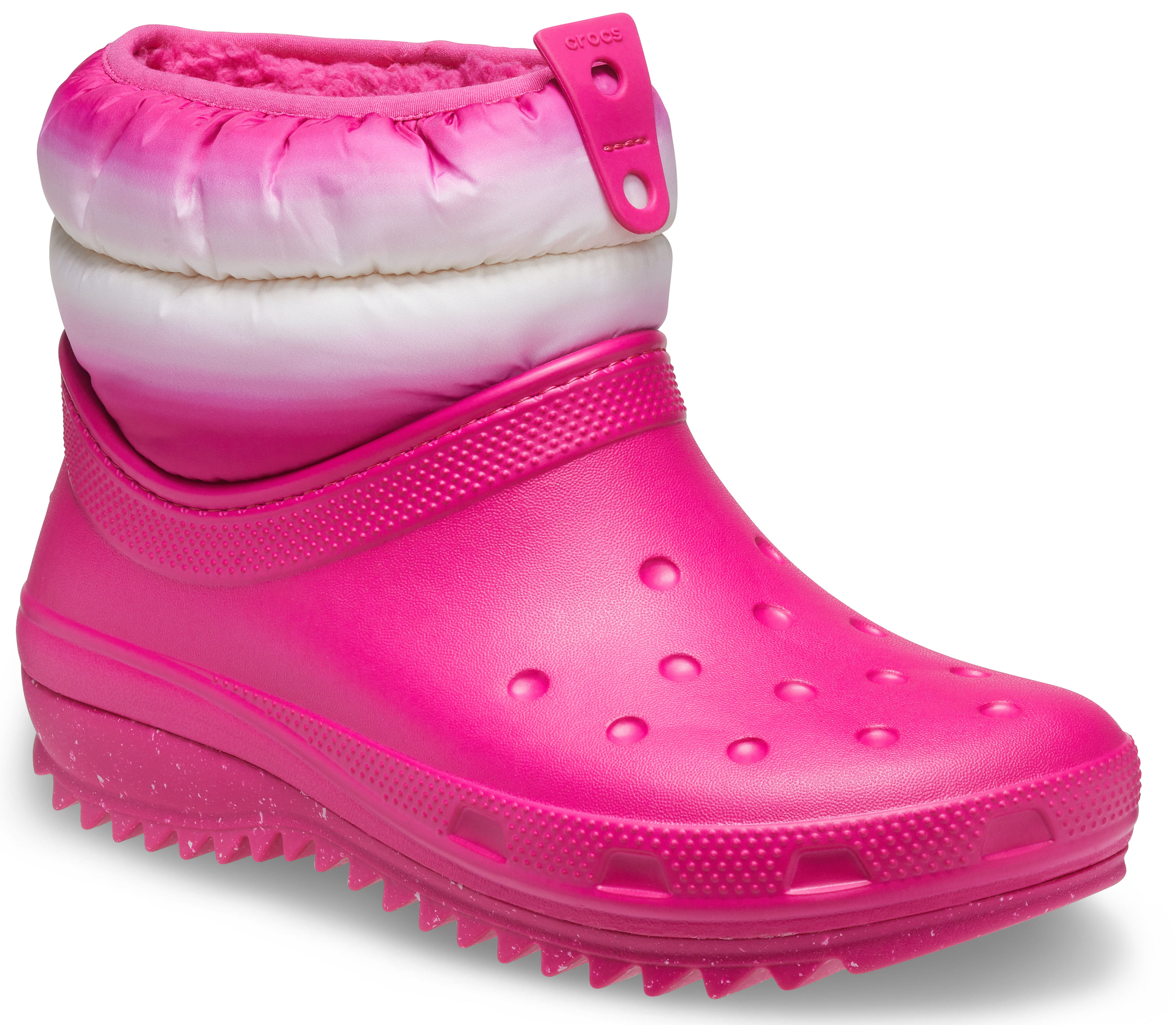 Classic Neo Puff Shorty Boot Women Candy Pink / Stucco Croslite