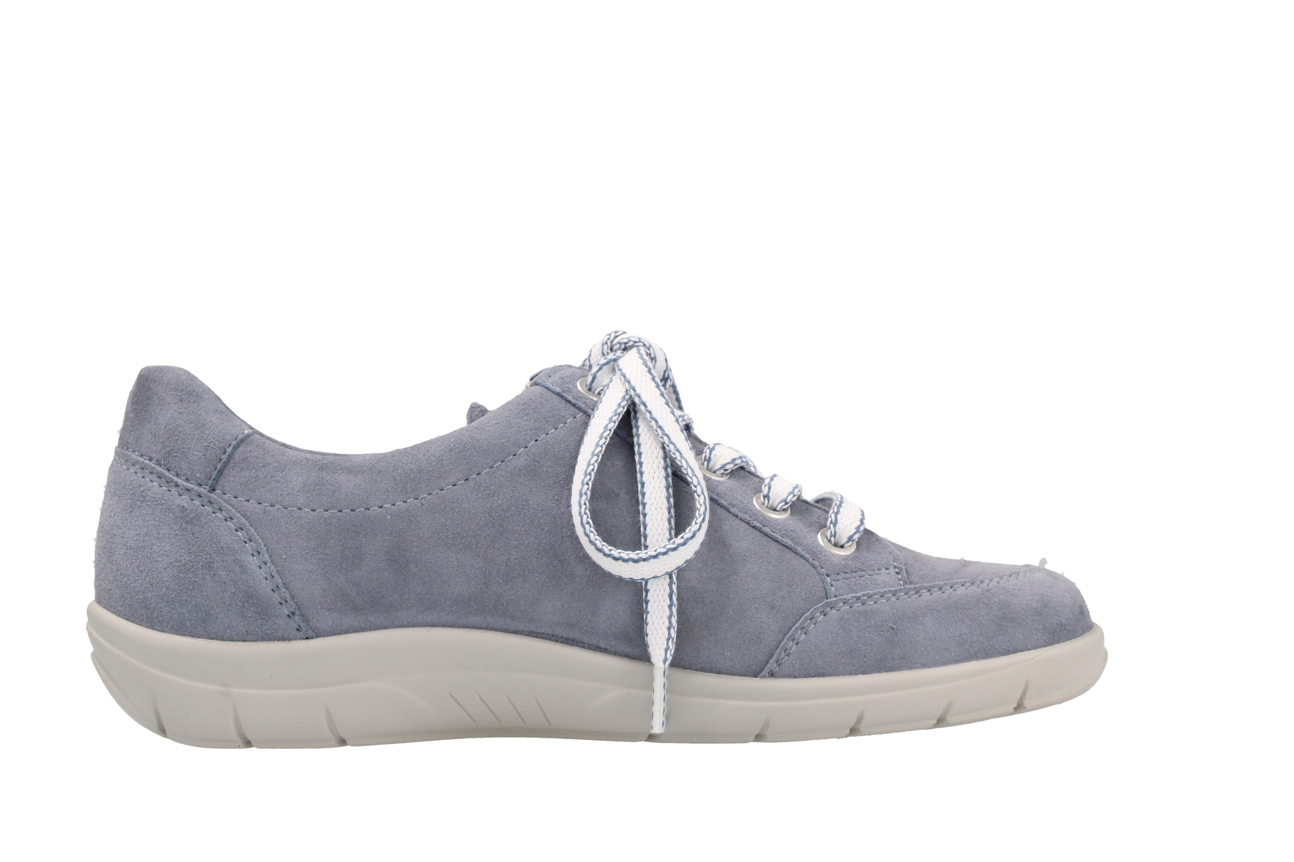 Michelle - Light blue suede leather