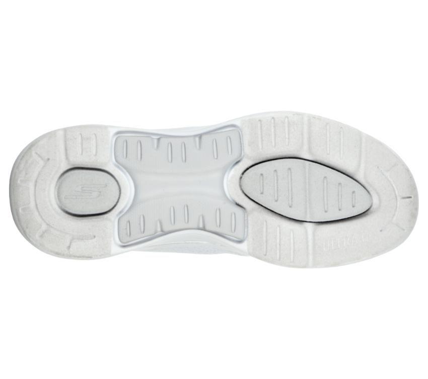 Skechers Go Walk Arch Fit - Motion Bree - Weiß / Silber Polyester