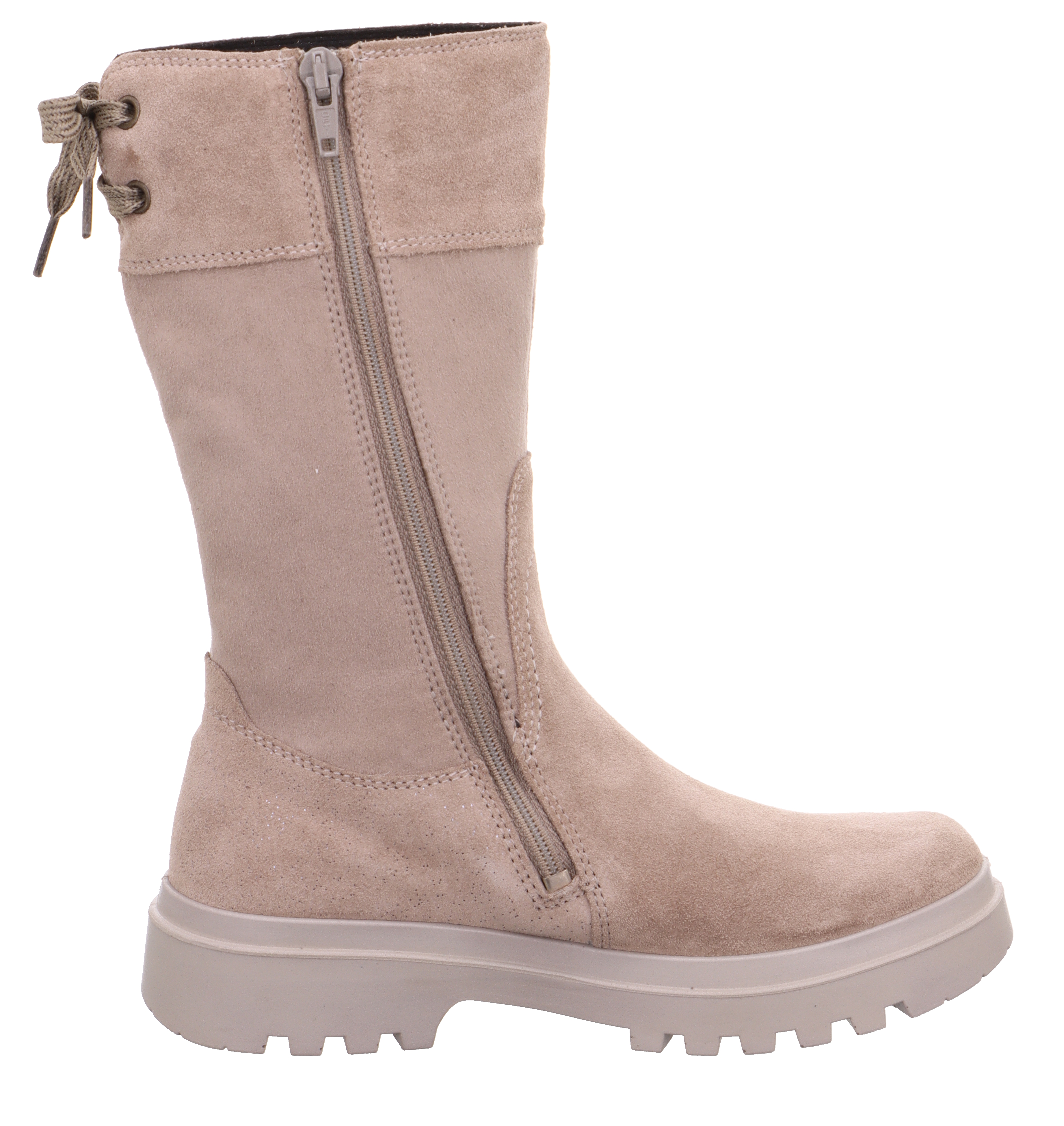 Superfit Abby - Beige suede leather