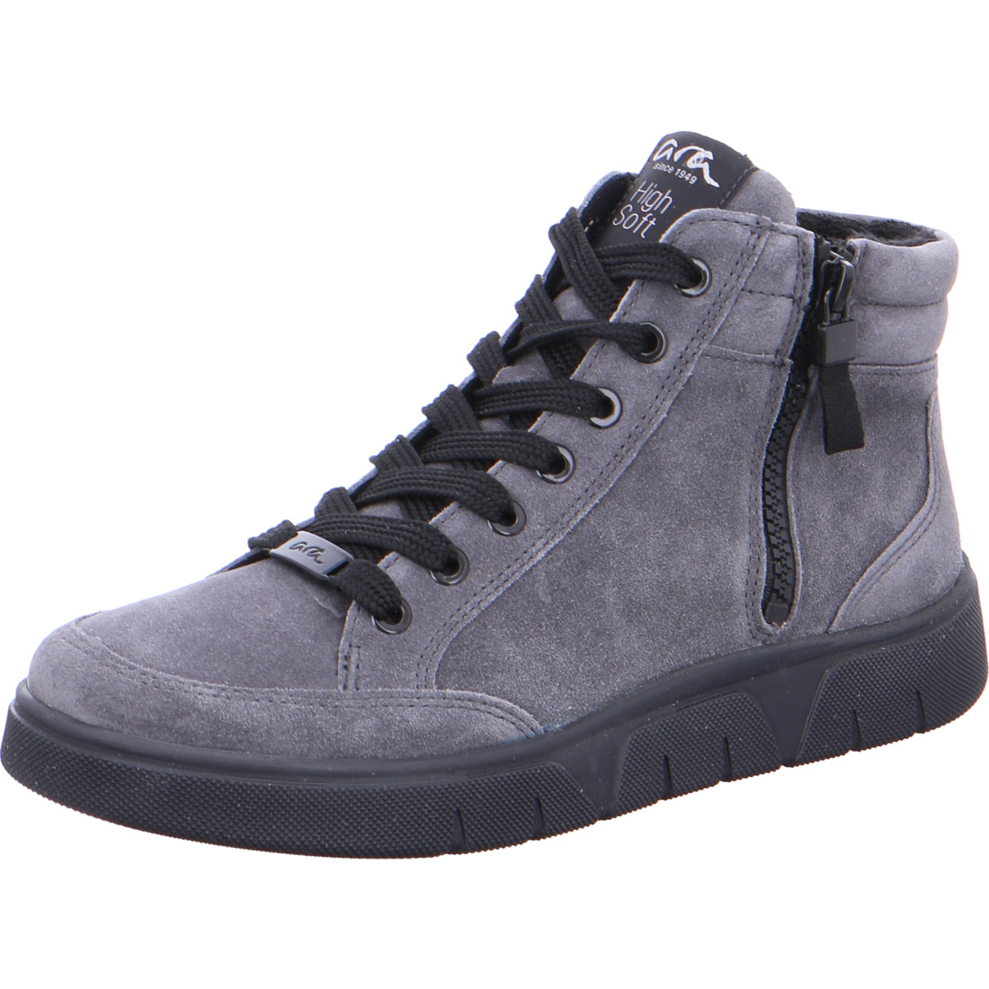 Ara Rom-Sport Graphit suede leather