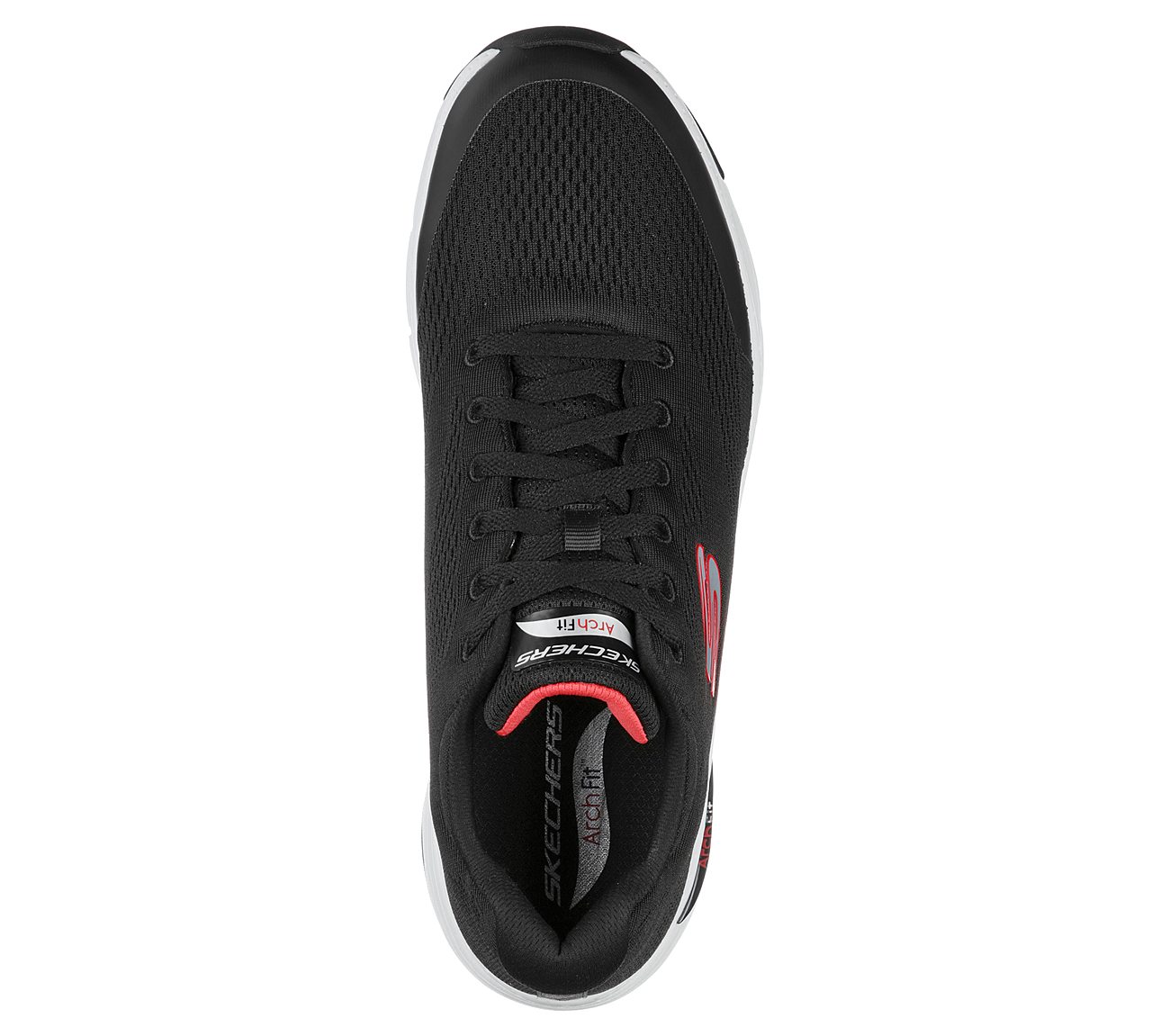Arch Fit - Black / Red Polyester