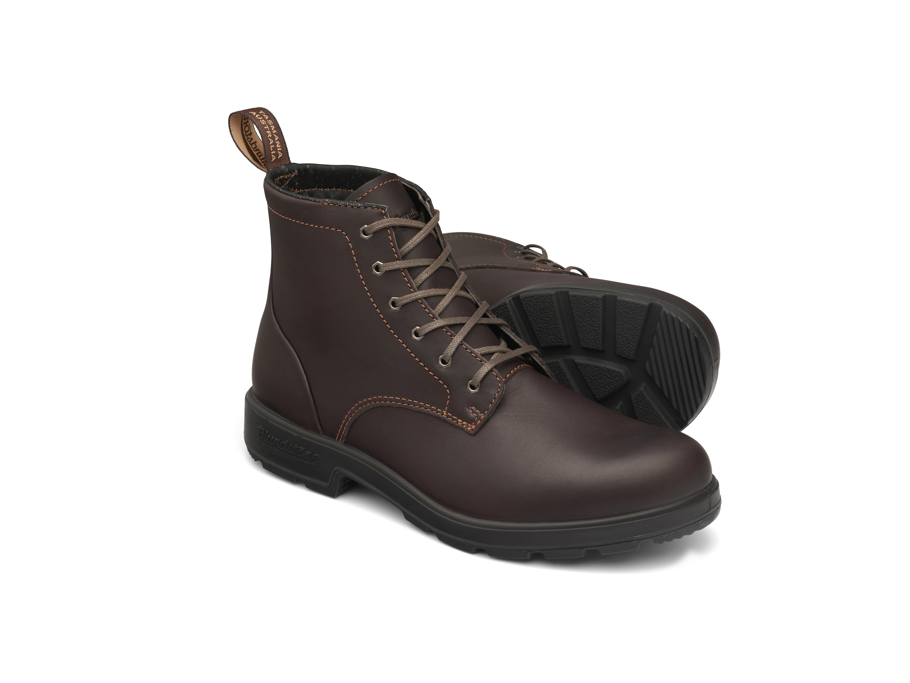 Blundstone Blundstone 1618 Stout Brown Water Resistant Leather (Originals Lace-Up) Leather