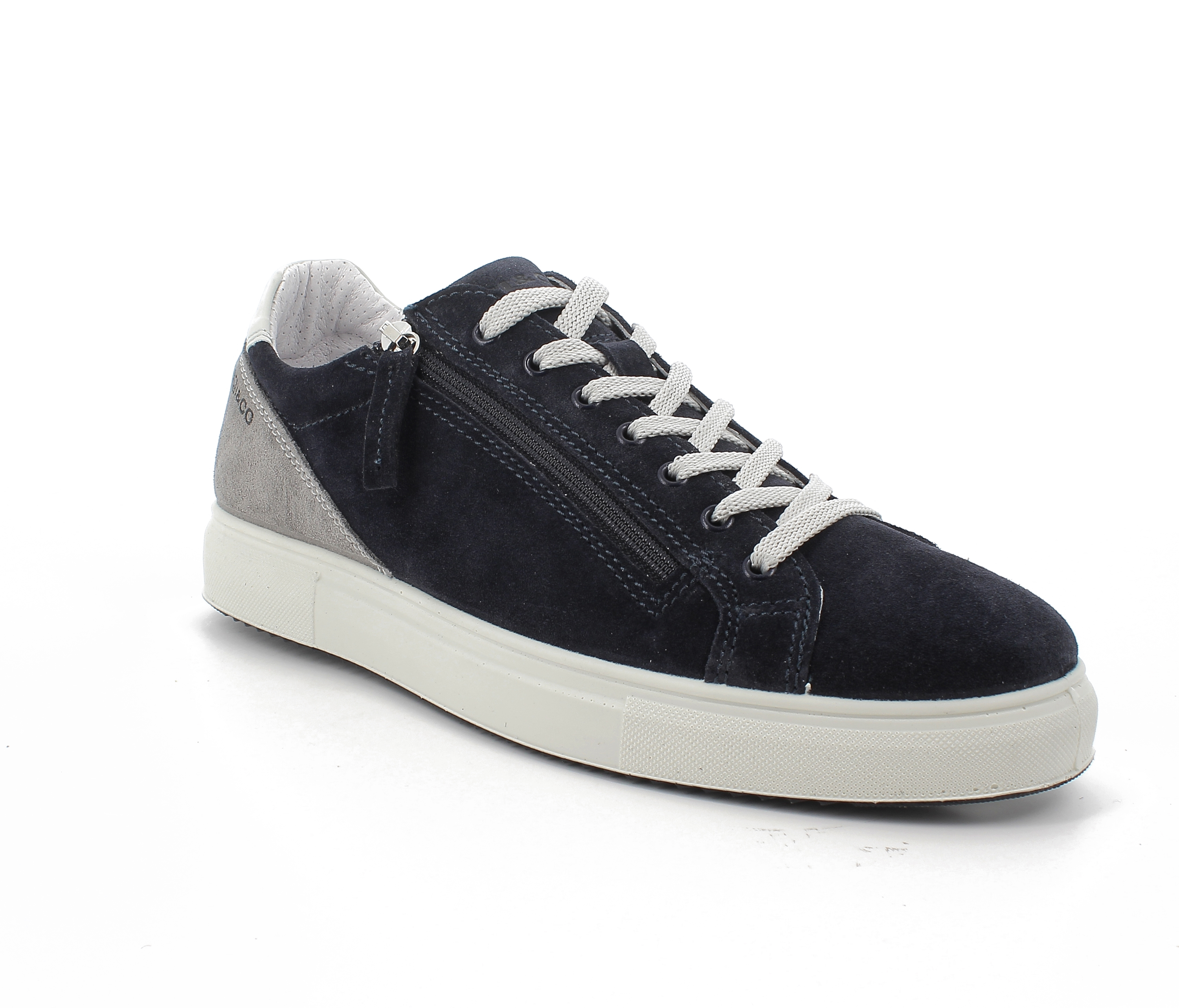 Ush 71281 - Blue suede leather