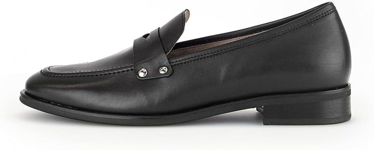Gabor Shoes Slip On - Schwarz Glattleder