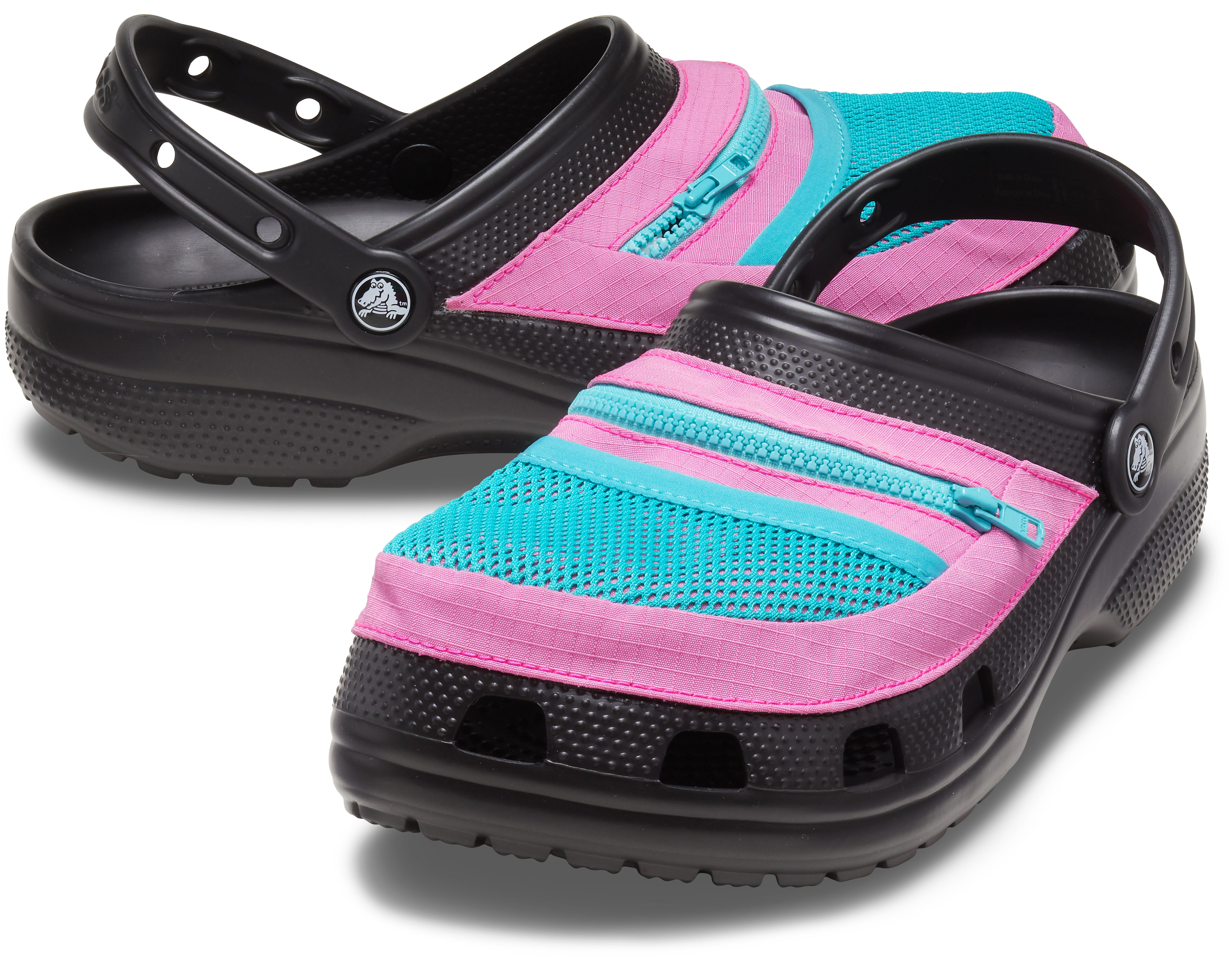 crocs Classic Venture Pack Clog Black / Electric Pink Croslite