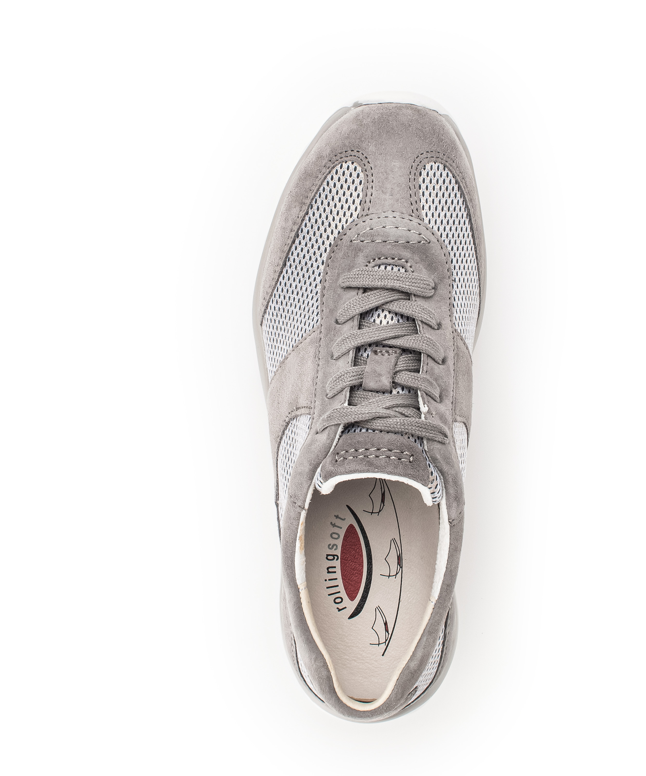 Gabor Shoes Sneaker - Silber / Grau Leder/Synthetik